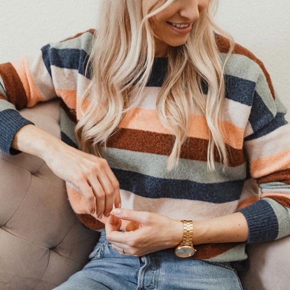 Madewell Sweaters - Madewell Elmwood Stripe Sweater